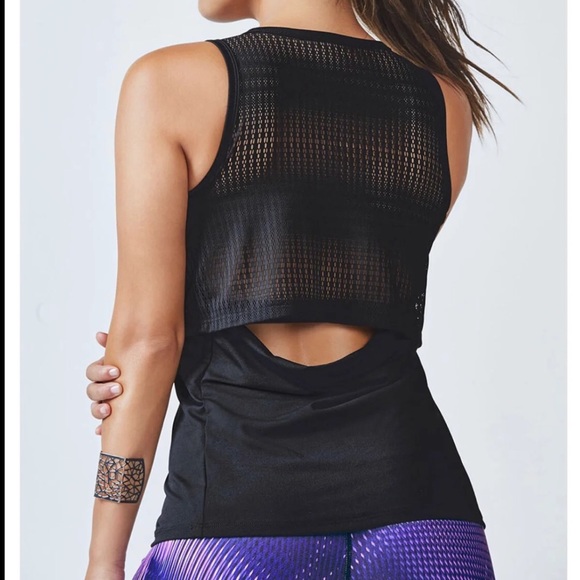 Fabletics Tops - Fabletics Black Workout Tank